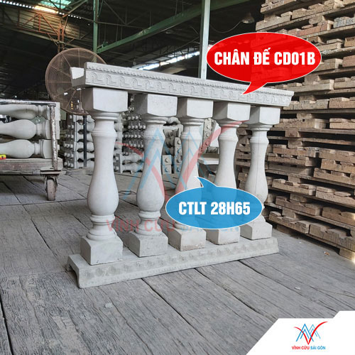 Lục bình CTLT 28H65 kết hợp với chân đế CD01B Lục bình CTLT 28H65 kết hợp với chân đế CD01B