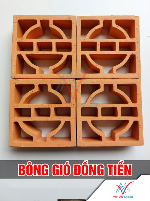Bông gió đồng tiền 20x20 cm