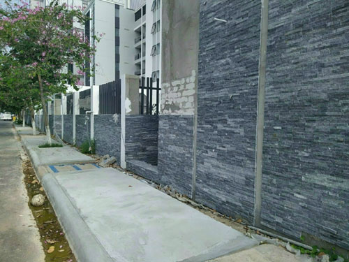 Công trình thực tế sử dụng Đá ghép đen Nghệ An.