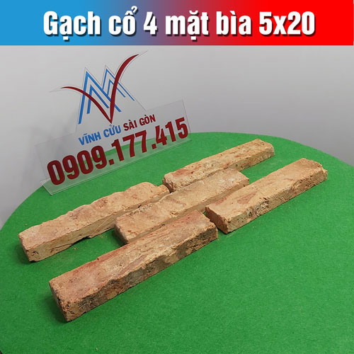Kích thước gạch cổ cắt 4 mặt bìa