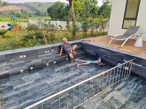 Công trình thực tế sử dụng Đá sọc dưa đậm