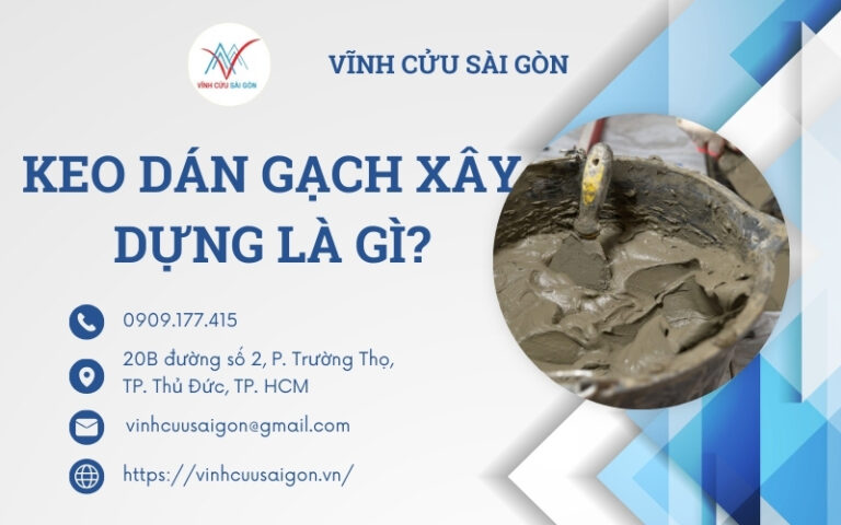 Keo dán gạch trong xây dựng