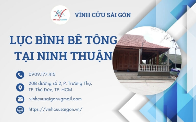 Xưởng lục bình bê tông tại Ninh Thuận