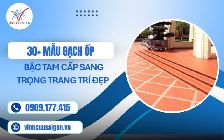 Mẫu Gạch Ốp Bậc Tam Cấp Sang Trọng Trang Trí Đẹp