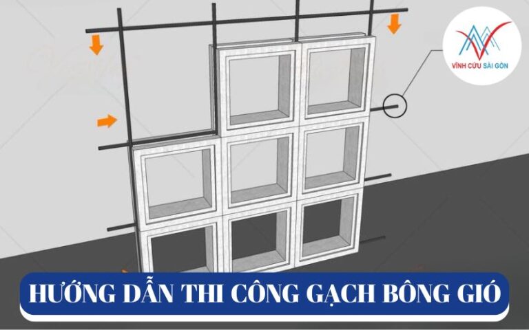 Hướng dẫn thi công gạch bông gió đúng cách