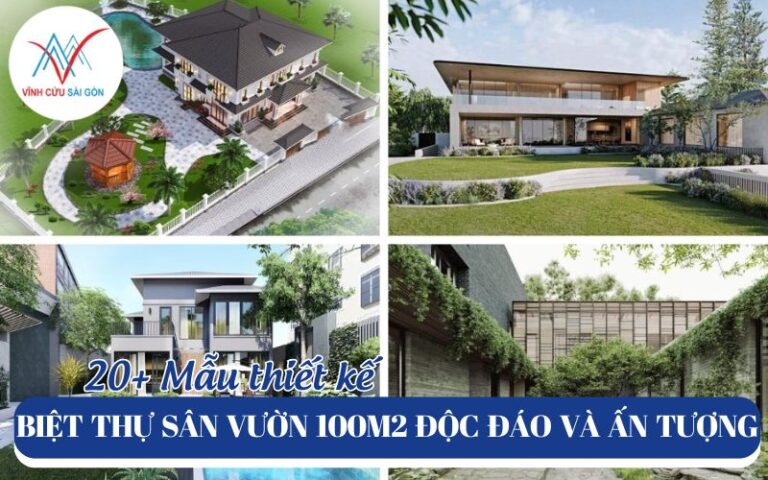 20+ Mẫu thiết kế biệt thự sân vườn 1000m2 độc đáo và ấn tượng