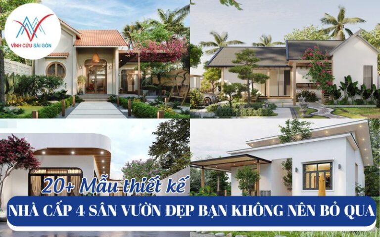 20+ Mẫu nhà cấp 4 sân vườn đẹp mà bạn không nên bỏ qua