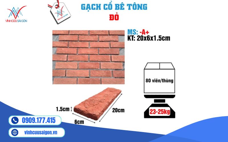 Gạch Cổ Đỏ Vĩnh Cửu Sài Gòn