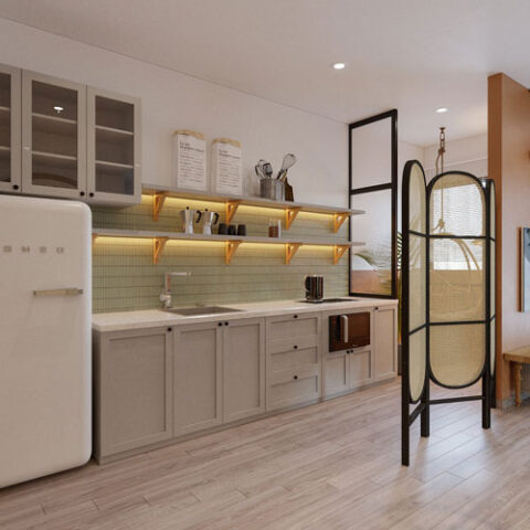 Gạch mosaic KitKat phù hợp cho nhà bếp