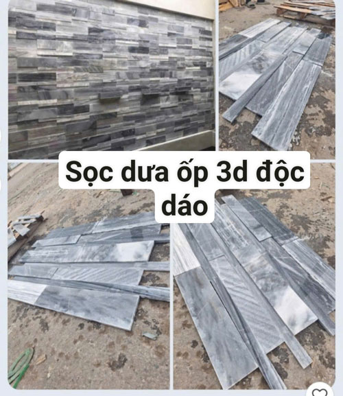 Đá sọc dưa 3D Đá sọc dưa 3D