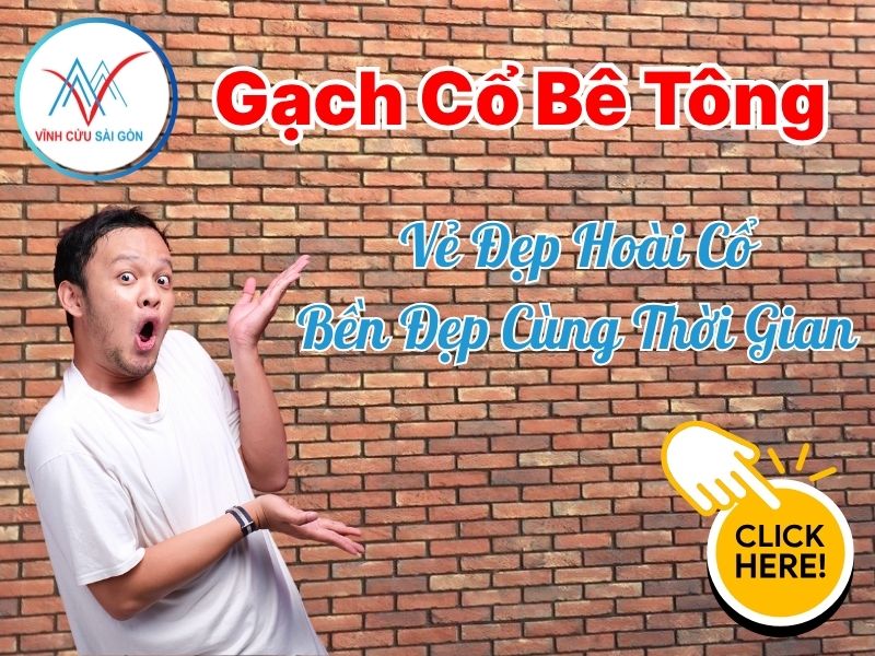 Gạch cổ bê tông Gạch cổ bê tông