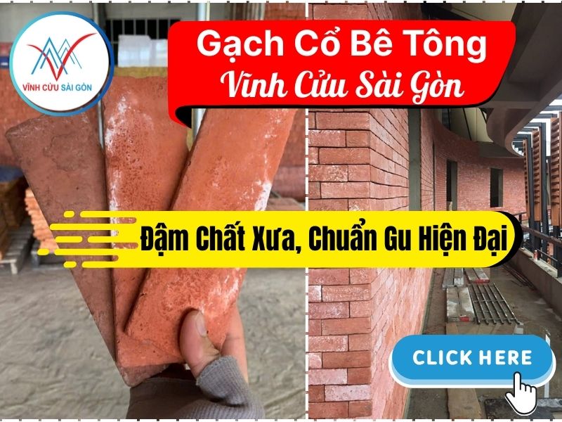 Gạch Cổ Bê Tông Được Ưa Chuộng