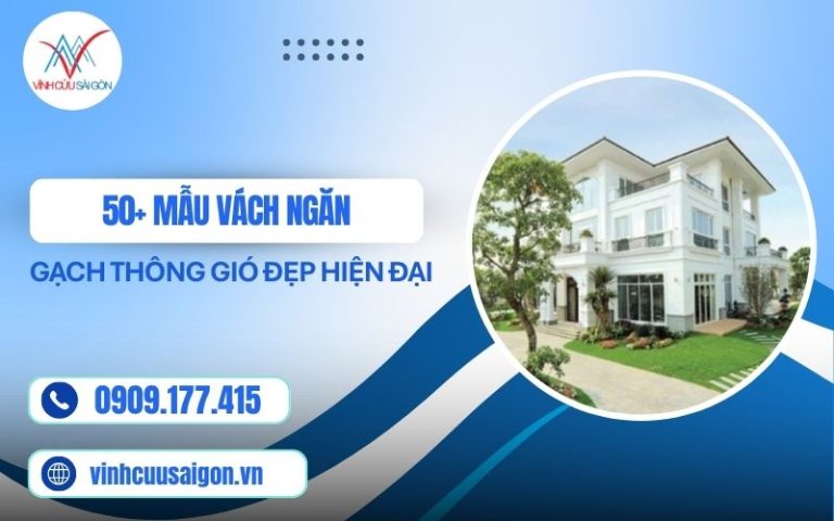 50+ Mẫu Vách Ngăn Gạch Thông Gió Đẹp Hiện Đại Cho Nhà Ở