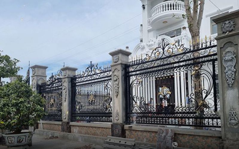Hàng Rào Sắt Mỹ Thuật Sang Trọng