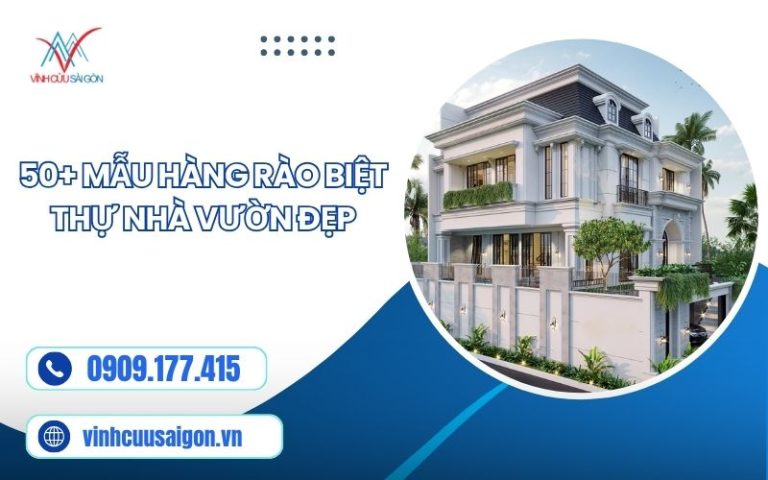 Hàng rào biệt thự nhà vườn