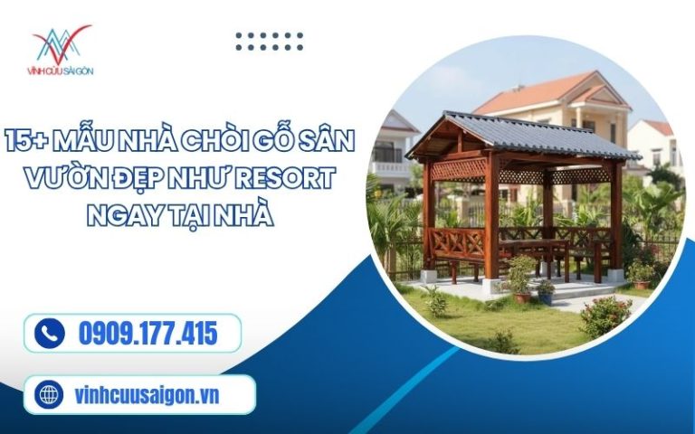 Nhà Chòi Gỗ Sân Vườn