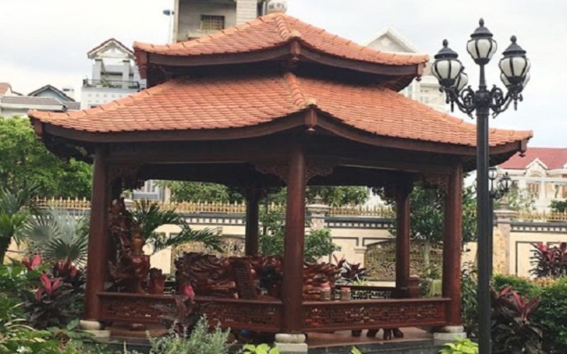 Nhà chòi gỗ hình lục giác