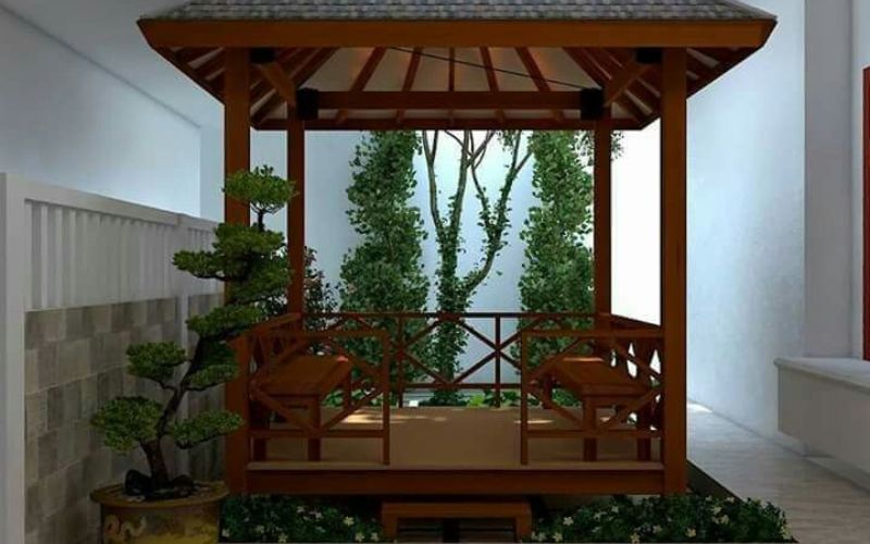 Nhà chòi gỗ phong cách Nhật Bản