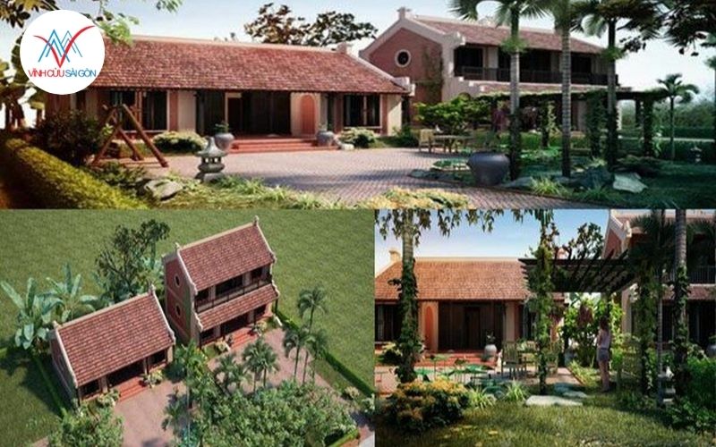 Biệt thự sân vườn đậm chất truyền thống Việt Nam