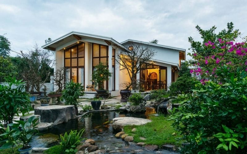 Các mẫu biệt thự sân vườn 1 tầng đẹp phổ biến