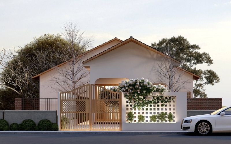 Các mẫu biệt thự sân vườn cấp 4 đẹp phổ biến