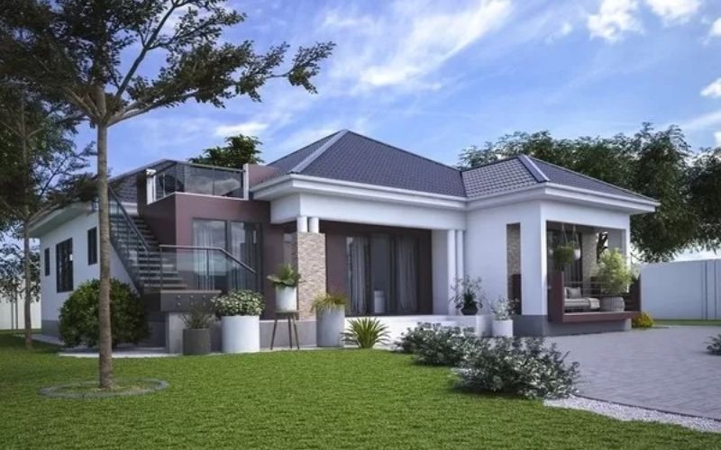 Lưu ý khi xây dựng biệt thự sân vườn cấp 4
