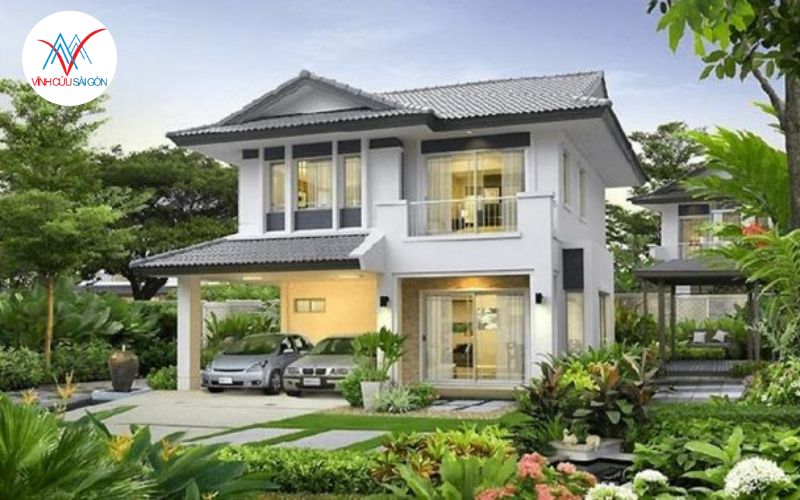 Biệt thự sân vườn phong cách hiện đại
