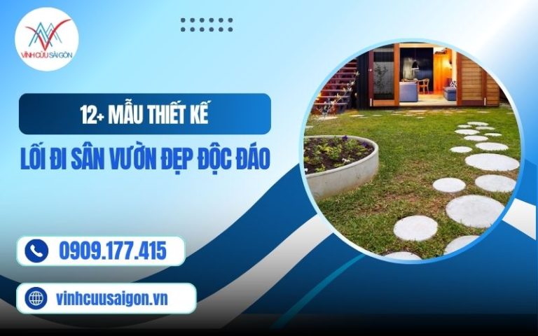 Thiết kế lối đi sân vườn đẹp