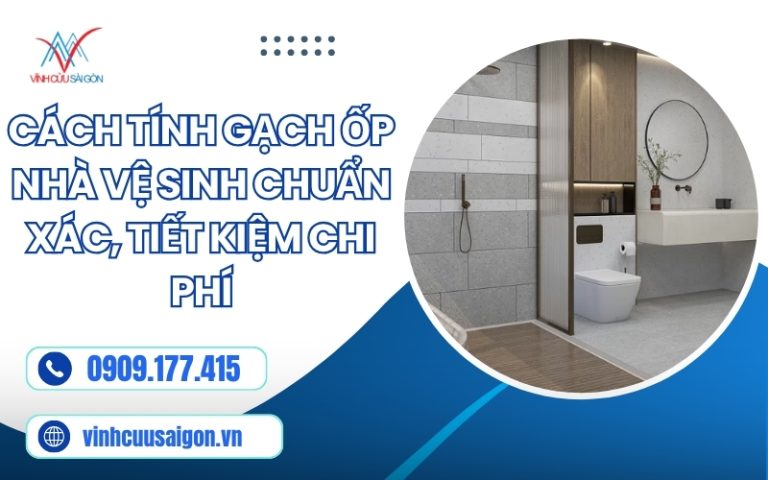Cách Tính Gạch Ốp Nhà Vệ Sinh