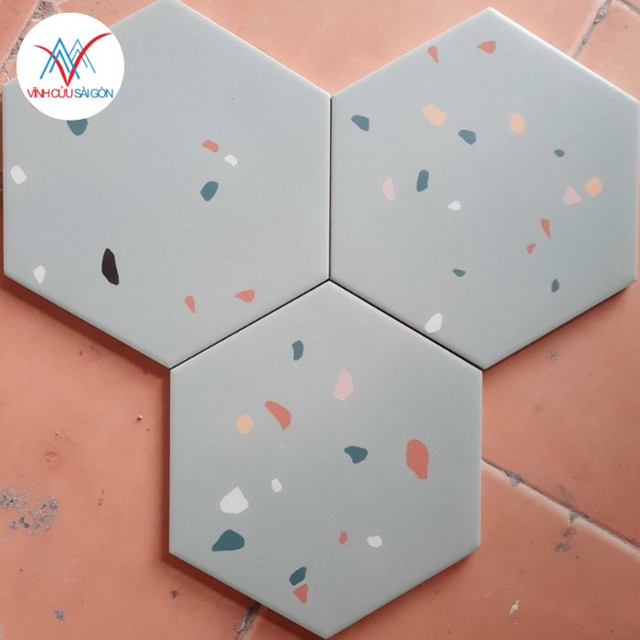 Gạch lục giác Terrazzo