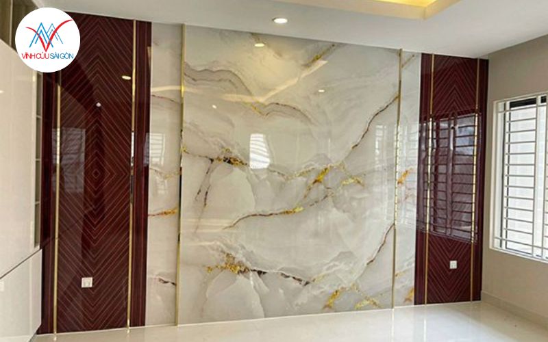 Tấm Ốp PVC Giả Đá, Giả Gỗ