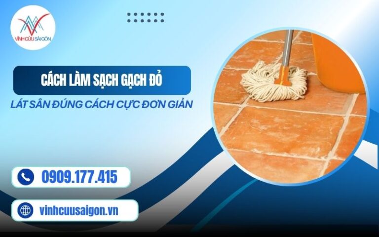 Cách Làm Sạch Gạch Đỏ Lát Sân Đúng Cách Cực Đơn Giản