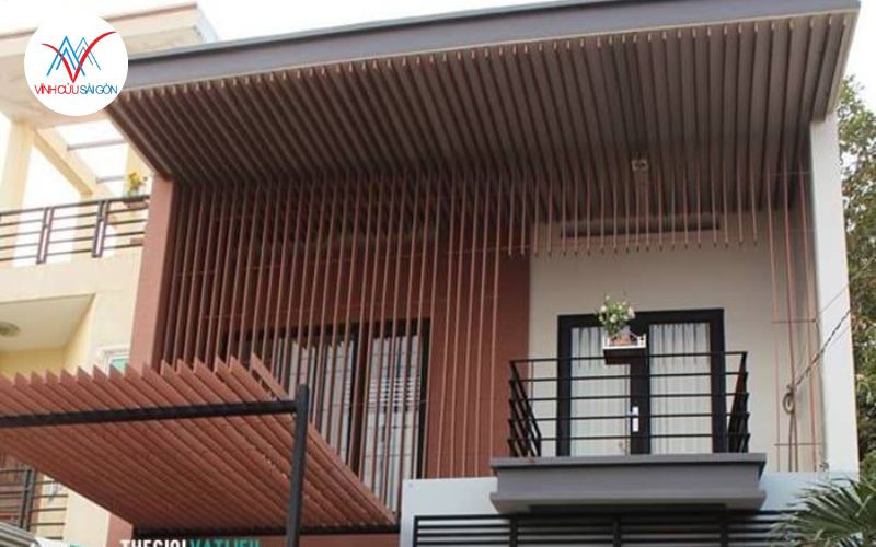 Ốp Lam Gỗ Trang Trí Mặt Tiền Nhà Ấm Cúng